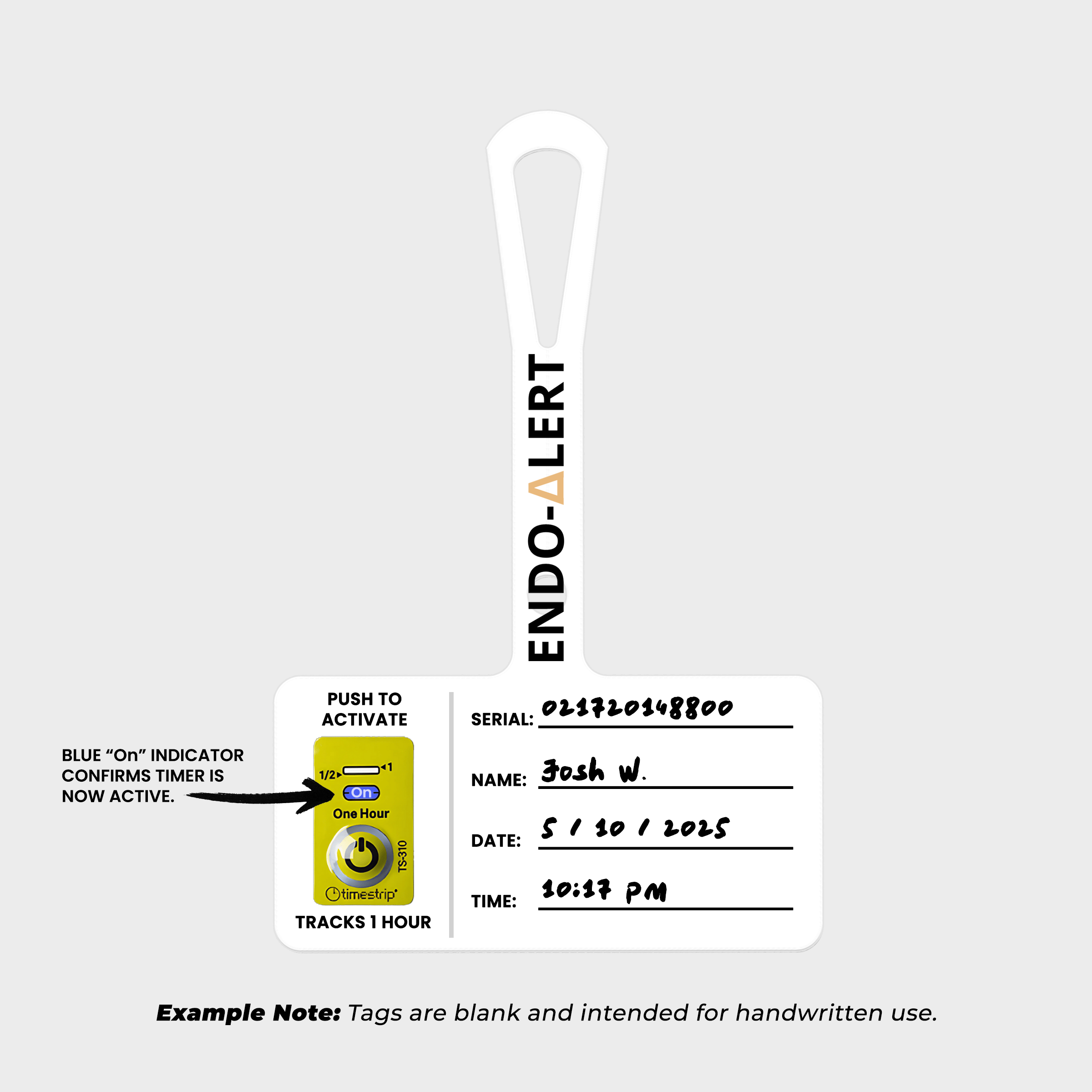 ENDO-ALERT™ - 1 Hour Tag