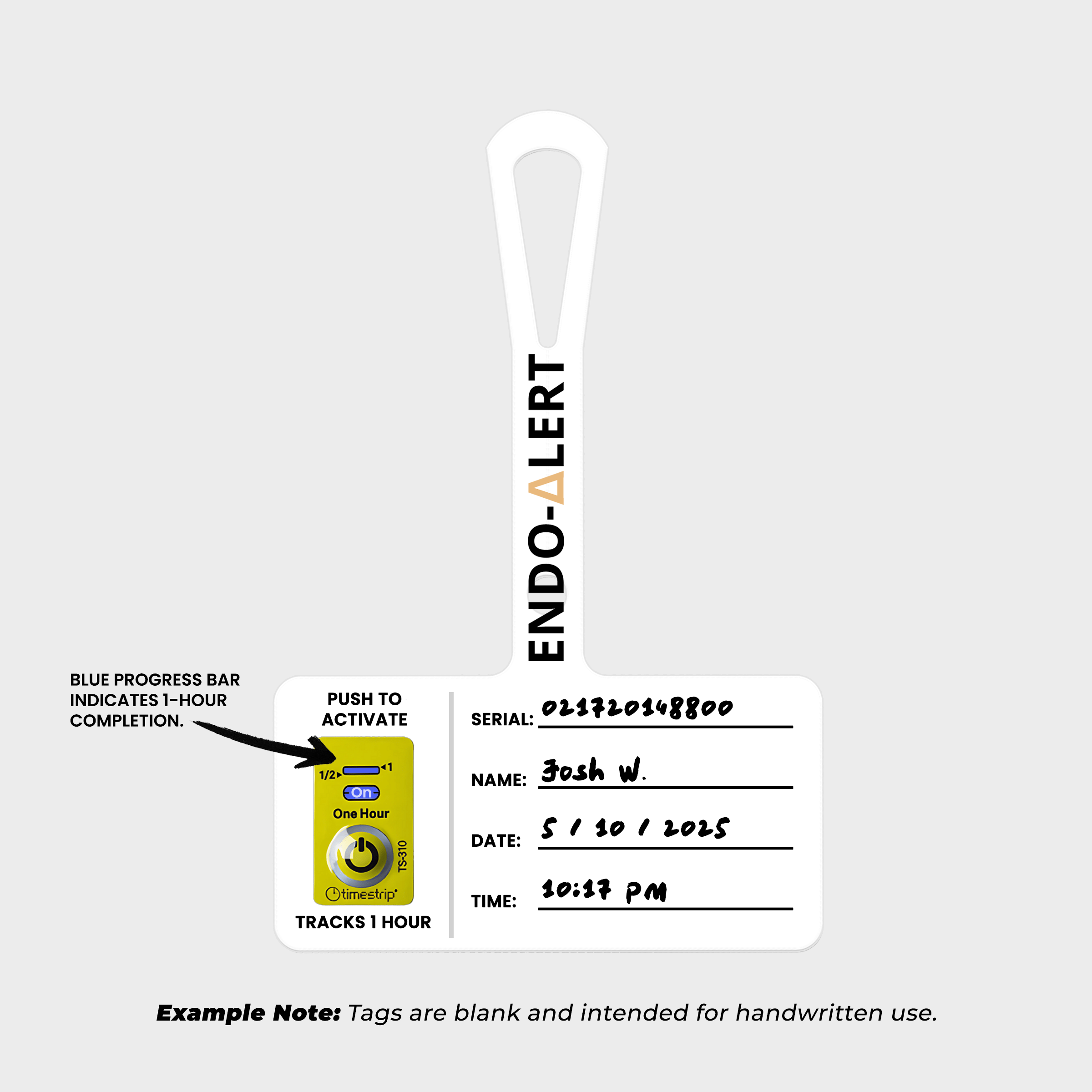 ENDO-ALERT™ - 1 Hour Tag