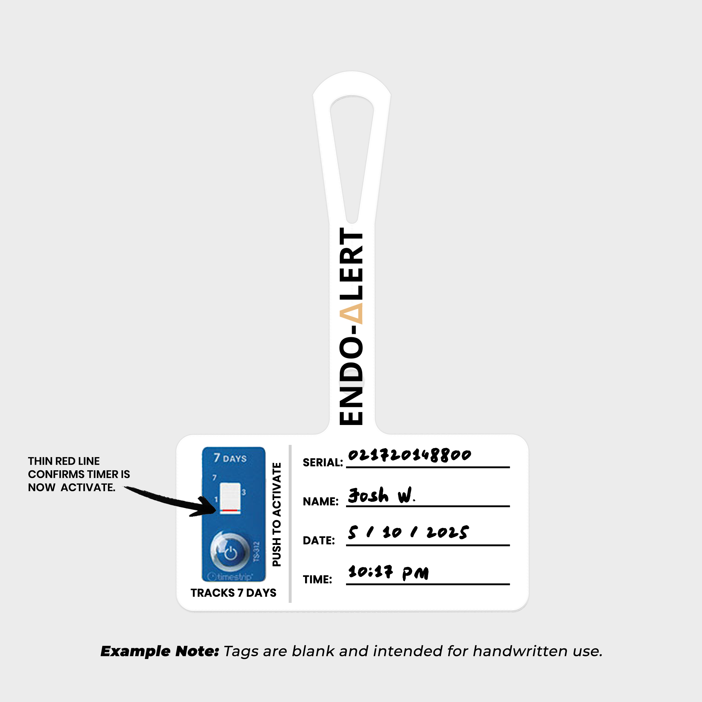 ENDO-ALERT™ - 7 Day Tag