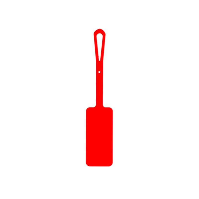 Red Instrument Loop Tag