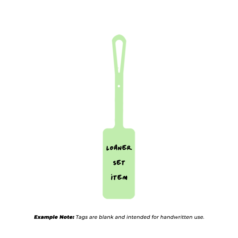 Light-Green Instrument Loop Tag