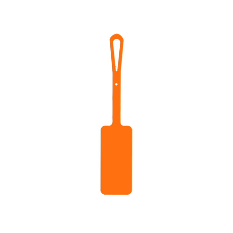 Orange Instrument Loop Tag
