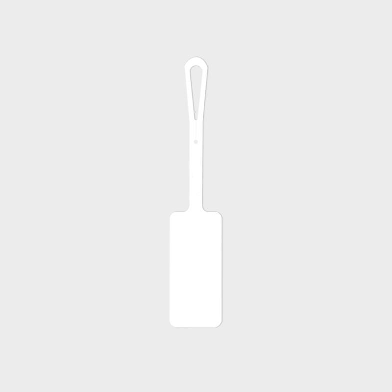 White Instrument Loop Tag