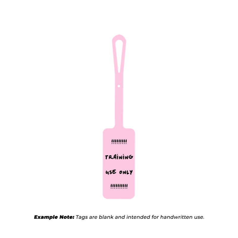 Pink Instrument Loop Tag