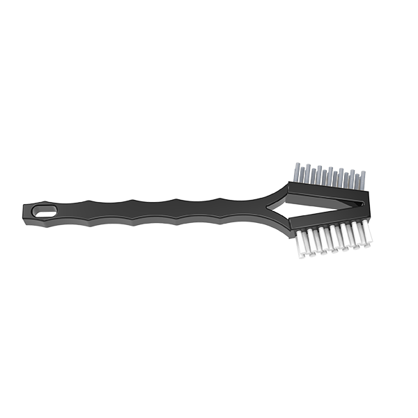 Nylon + Stainless Steel Scrub Brush