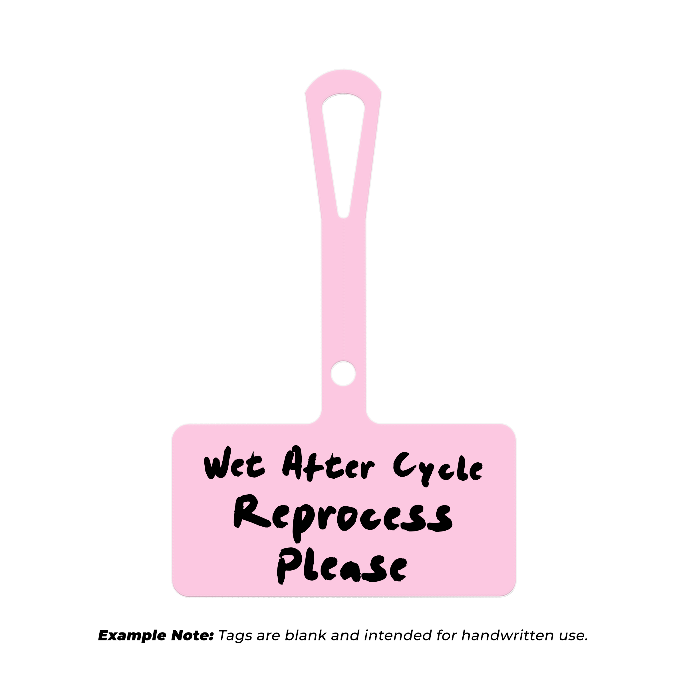 Pink Wide Loop Tag