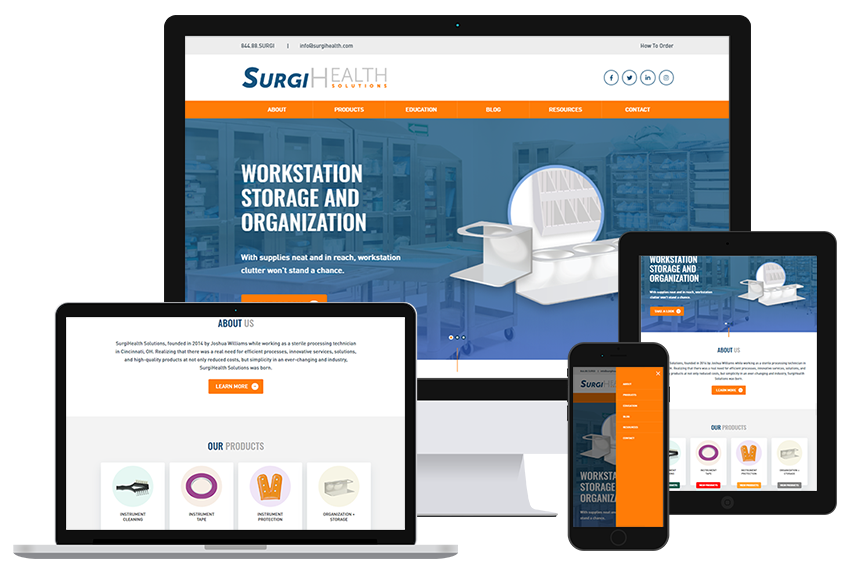 SURGIHEALTH SOLUTIONS LAUNCHES NEW WEBSITE!